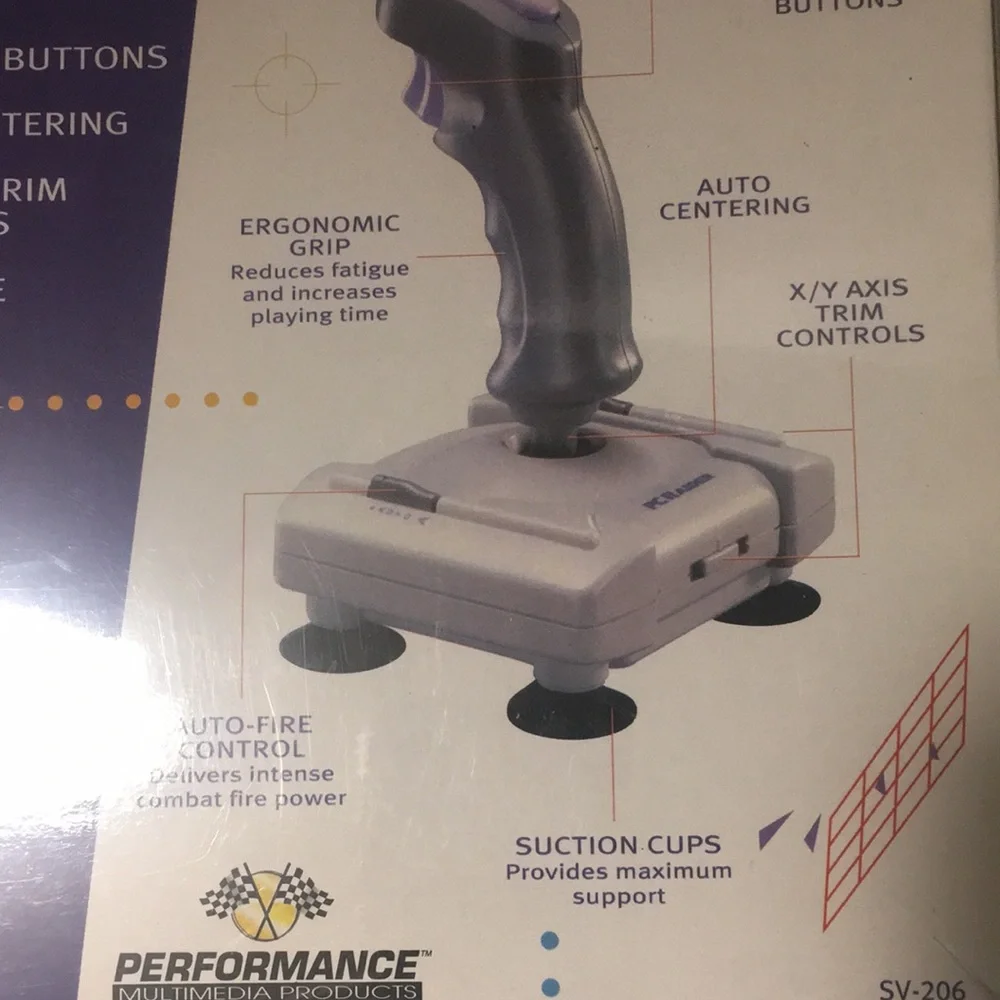 PC RAIDER PROFESSIONAL ANALOG JOYSTICK .